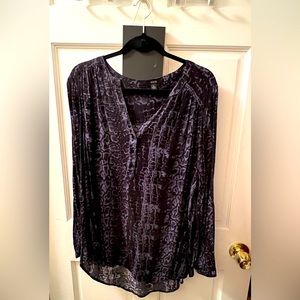 2/$40 Abstract Animal Print blouse